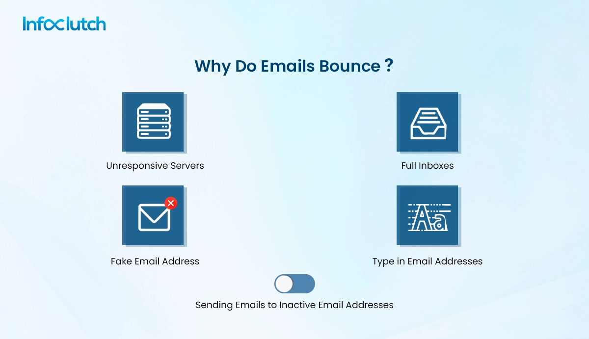 why do email bounce