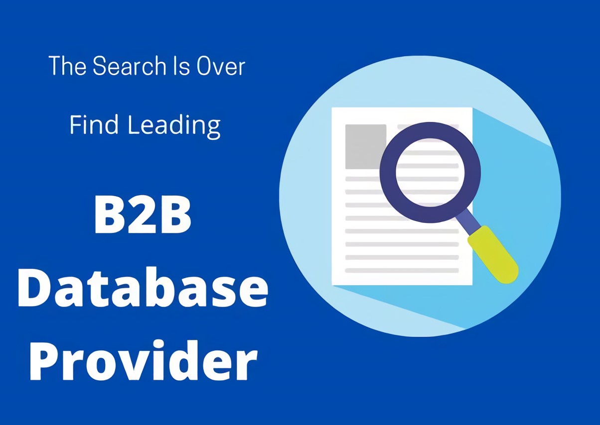 consider b2b database providers